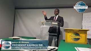 Discours  Styles de communication  Président KAMBOU Sié [upl. by Naejeillib487]