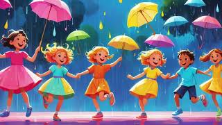 Raindrop Dance  Nursery Rhymes amp Kids Songs kidsfun nurseryrhymeskidssongs childrenssongs 2024 [upl. by Eldreda]