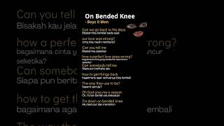 On Bended Knee  Boyz II Men [upl. by Hoashis]