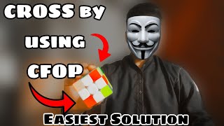 Solve Cross by using CFOP Method  3×3 Tutorial  First layer  Cow Cuber [upl. by Llerruj528]