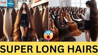 Worlds Longest Hair Meet the Girls with Super Lengthy Hairs [upl. by Ellek]