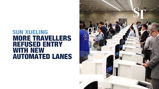 Higher percentage of travellers refused entry into Singapore with new automated lanes [upl. by Maher196]