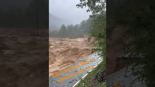 Cant believe this is chimney rock NC after hurricane helene [upl. by Oigolue]