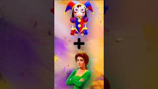 Pomni The Amazing in Fionas Circus Character art digitalart disney shorts [upl. by Ettenil165]