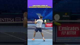 AMAZING ALCARAZ FOREHAND DRILL tennis shorts [upl. by Bonner506]