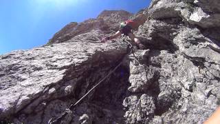 Monte Agner via ferrata Stella Alpina [upl. by Aslehc]