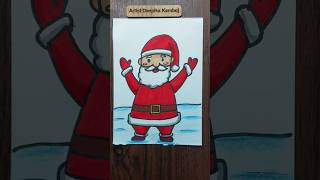 Christmas drawing  santa clous drawing  Christmas tree art christmas santaclaussantadrawing [upl. by Alohs]