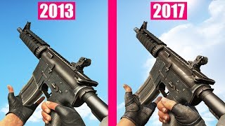 CounterStrike Global Offensive OLD vs NEW Weapons Comparison [upl. by Farman]