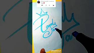 Payal❤️  Comment your next name ✍️calligraphy signature handwriting viral shortsfeed shorts [upl. by Lletniuq676]