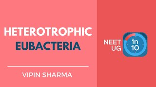 Heterotrophic Eubacteria  NEET Biology  NEET UG in 10 [upl. by Bonny]