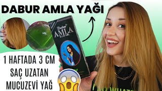 Dabur Amla Saç Yağı Nasıl Kullanılır En Hızlı Saç Uzatma Yöntemleri  1 HAFTADA 3 CM SAÇ UZATAN YAĞ [upl. by Uta]