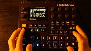 Digitakt Session 11 AmbientDub Techno [upl. by Nnylidnarb]