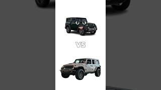 Thar vs Jeep Wrangler comparison​ shorts​ ytshorts​ trending​ [upl. by Enelak]