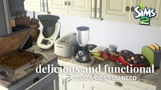 functional custom food mods you NEED that add realism  sims 2 cc finds sims2 [upl. by Conah]