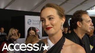 AMAs 2018 Leighton Meester Reveals How She Learned About The Birds amp The Bees  Access [upl. by Aitnahs]