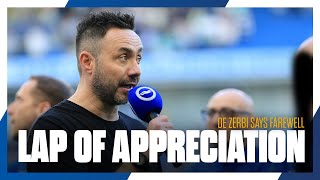 Lap Of Appreciation De Zerbis EMOTIONAL Farewell [upl. by Azil]