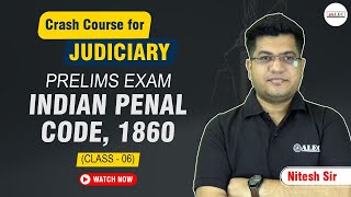 Indian Penal Code 1860  Class06  Introduction to IPC  Judiciary Exam  By Nitesh Sir  ALEC [upl. by Lelith995]