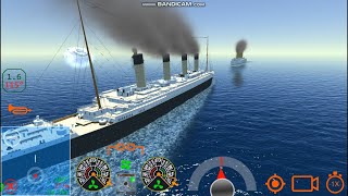 RMS Olympic VS HMHS Britannic  Ship Mooring 3D  Ship Handling Simulator [upl. by Neeluj165]