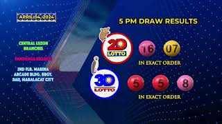 LIVE PCSO 500 PM Lotto Draw  April 4 2024 [upl. by Luwana]