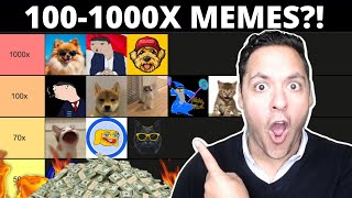 🔥TOP 13 MEMECOINS TO 1001000X IN TRENDING NARRATIVES URGENT 🚀 [upl. by Noswad535]