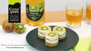 Cheesecake salé au kiwi  Cœur de Pom  tuto recette dessert [upl. by Ardyce]