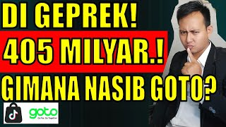 saham GOTO hari ini MENGERIKAN GOTO DIGEPREK 405 MILYAR GIMANA NASIBNYAsahamgoto [upl. by Ytima]