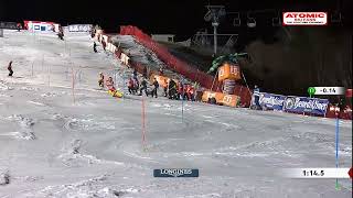 Filip Zubčić 🇭🇷  Garmisch Partenkirchen GER mens slalom 2nd run Jan 4 2023 weareskiing [upl. by Teri]