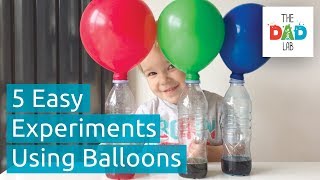 5 Amazing Kids Science Experiments with Balloons [upl. by Etem]