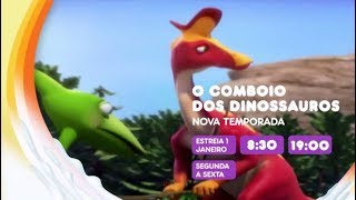 Canal Panda  O Comboio dos Dinossauros Estreia Nova Temporada 1 janeiro  8h30 e 19h [upl. by Krall]