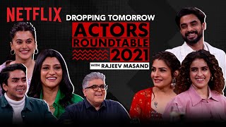 The Actors Roundtable Teaser  rajmas Tovino Thomas Taapsee Pannu Sanya Malhotra amp more [upl. by Hahsi]