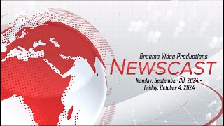 BVP Newscast Monday September 30 to Friday October 4 2024 [upl. by Tarkany448]