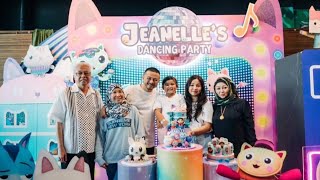 Jovian Mandagie amp Nina Ismail Sabri  Atok Ismail Sabri Sambut Ulangtahun Ke 5 Cucunya Jeanelle [upl. by Gavriella]