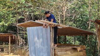 Finishing wooden pig pen  daily work farm  Triệu Thị Dất [upl. by Leary570]