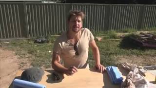 Small Hive Beetle control traps DIY at home with Chux style Cloth Australian bee hive keeping [upl. by White]