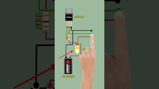 MOSFET project IRFZ44N on off switch shorts project viralreels [upl. by Berkin38]