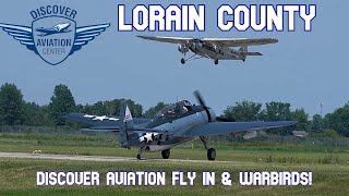 Lorain County Airport Discover Aviation Fly In Air Show Warbirds amp General Aviation Up Close in 4K [upl. by Goraud748]