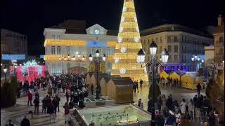 Campanadas del 2023 al 2024 en la Plaza de España de Tomelloso [upl. by Melisa775]