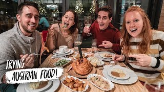 Austrian Food Is DELICIOUS  Food Tour in VIENNA AUSTRIA w The Travel Beans [upl. by Bertsche]