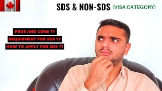 SDS VS NON SDS CANADA  STUDY PERMIT  STUDY VISA CANADA 2021  CANADA 2021 [upl. by Tammie]