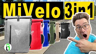 Mi Velo 3in1  Ausführlicher Härtetest der Fahrradtasche amp Rucksack [upl. by Grimbal147]