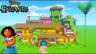 Minecraft Tutorial How To Make Casa Madrigal quotDisneys Encantoquot House [upl. by King]