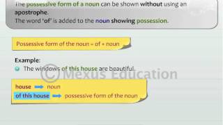 Possesive Form of Nouns  English Grammar  iken  ikenedu  ikenApp [upl. by Ttihw]