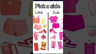 Pick a side pickasideyoutube ytshorts viral fyp likeandsubscribe preppy [upl. by Prosser152]