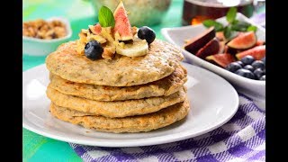 Hotcakes de Plátano y Chía  Panqueques de Plátano [upl. by Atiloj]