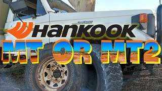 Hankook Tyres MT vs MT2  Honest review [upl. by Ahseinat]