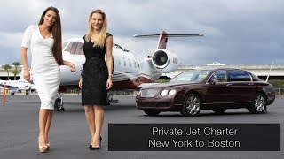 Private Jet Charter New York to Boston 2021 [upl. by Trebuh]