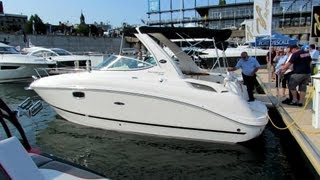 2012 Sea Ray Sundancer 260 Motor Boat  Exterior and Interior  2012 Montreal InWater Boat Show [upl. by Sirovart355]