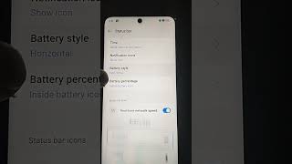 Realme narzo 70 X status bar real time network speed battery style shorts trending [upl. by Tegdig]