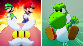 Mario amp Luigi Brothership  All Bros Attacks Excellent Rating [upl. by Arielle979]