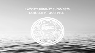 Lacoste Runway Show  Spring Summer 2025 [upl. by Anailli]